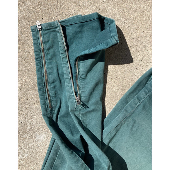Gap 1969 Bright Green Inseam Zip Legging Jean Women's Size 26/2 - Picture 7 of 8